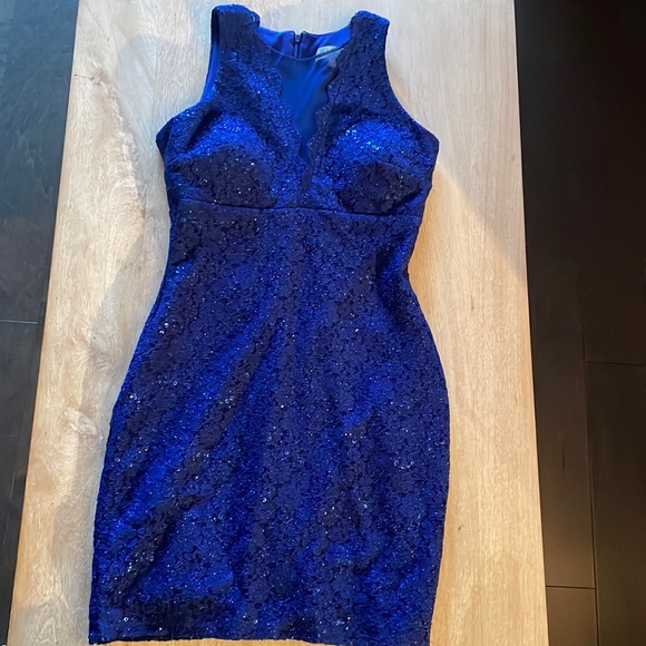 Laura Petites Dresses & Skirts - Laura petites size 4P blue sparkly dress